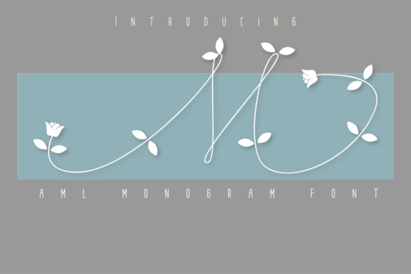 Aml Monogram: Elegant Typography for Designers