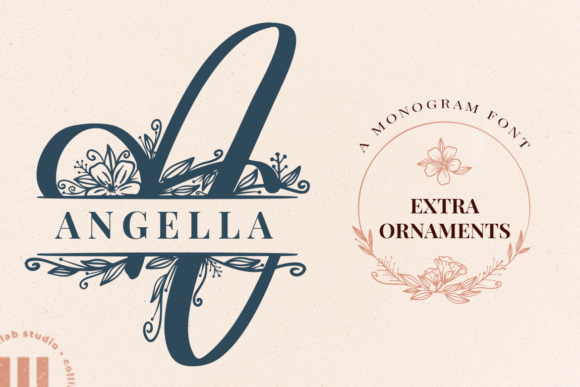 Angella Monogram: Elevate Your Brand Typeface