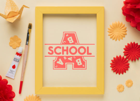 Back to School Monogram: A Bold Decorative Font Review