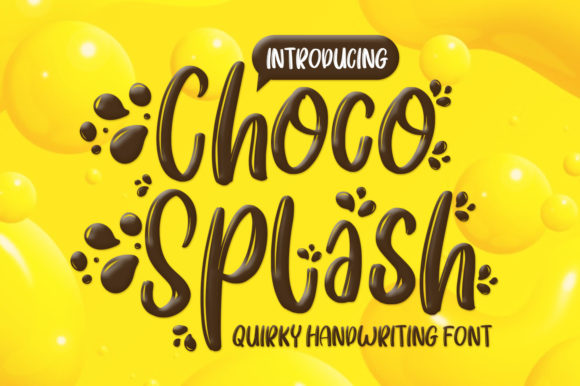 Choco Splash Font: A Playful Design Essential