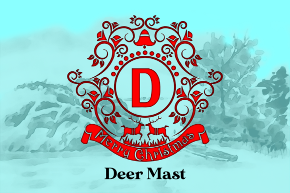 Deer Mast: A Decorative Font for Holiday Campaigns