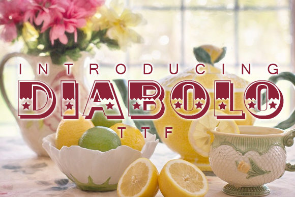 Diabolo: The Retro Circus Font for Bold Campaigns