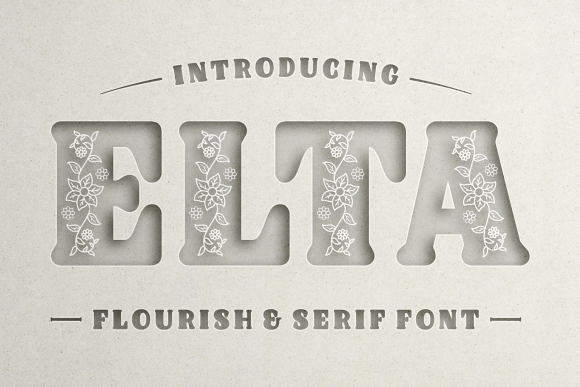 Elta: A Chunky Serif Font for Web Design