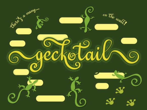 Geckotail: The Decorative Font for Modern Branding