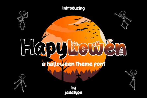 Hapy Lowen: A Spooky Decorative Font for Campaigns