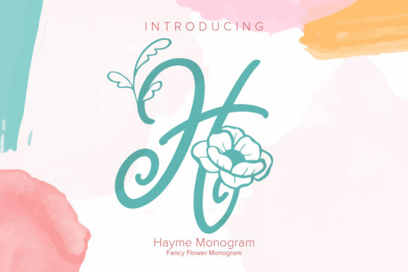Hayme Monogram Font for Elegant Business Branding