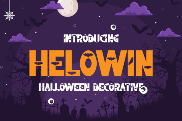 Helowin: A Spooky Decorative Font for Halloween Projects