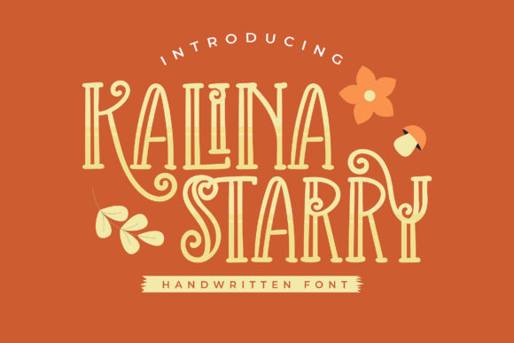 Kalina Starry: A Decorative Font for Makers