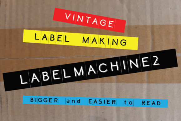 Labelmachine2: A Modern Decorative Font for Branding