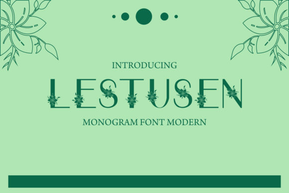 Lestusen: A Decorative Font for Elegant Web Design