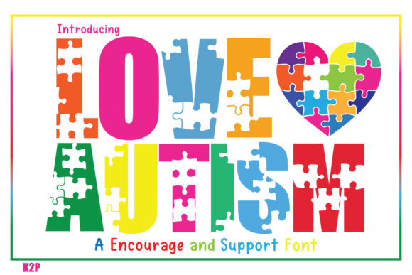 Love Autism: A Unique Decorative Font for Web Design