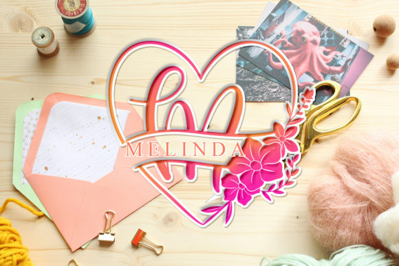 Melinda Monogram Font for Elegant Campaigns