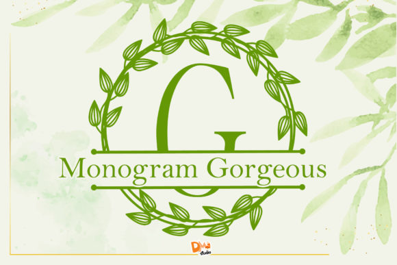 Monogram Gorgeous Font for Handmade Branding