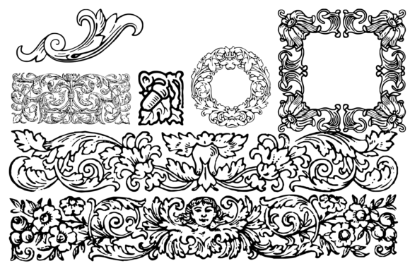 Mortised Vignettes: Victorian Dingbats for Web Design