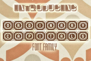 Ordinary Capitals: The Decorative Typeface for Bold Branding