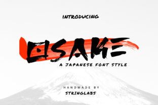 Osake: A Brush Pen Typeface for Editorial Design