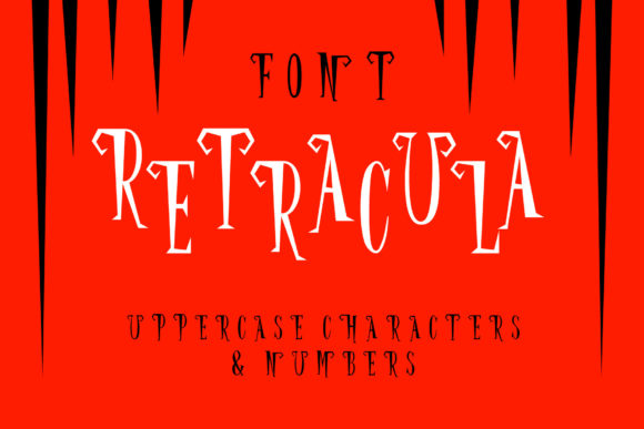 Retracula: A Sharp Decorative Font for Makers