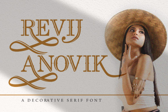 Revij Anovik: A Modern Serif Typeface for Bold Campaigns