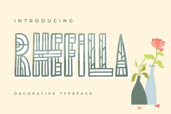 Rhefilla: A Decorative Typeface for Editorial Design