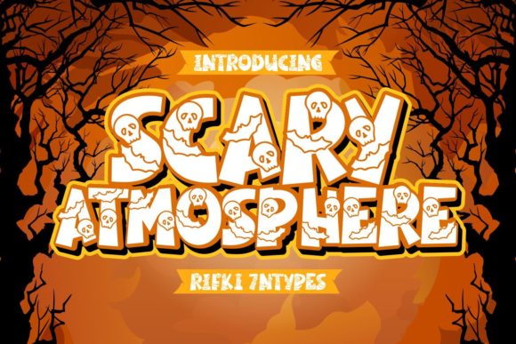 Scary Atmosphere: A Spooky Decorative Font for Creators