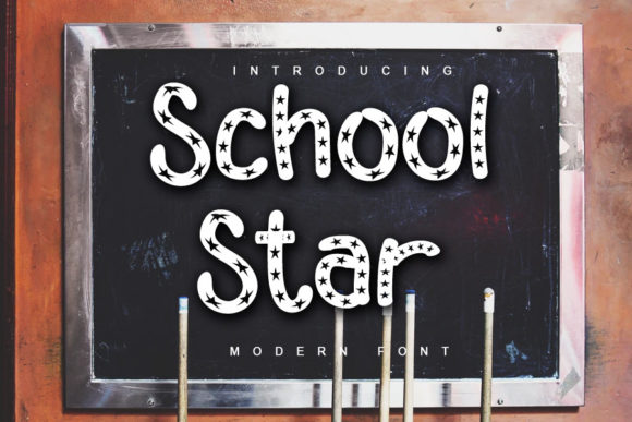 School Star: The Decorative Font for Bold Campaigns