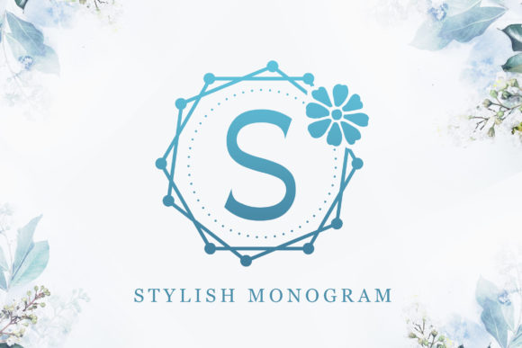Stylish Monogram: A Decorative Font for Campaigns