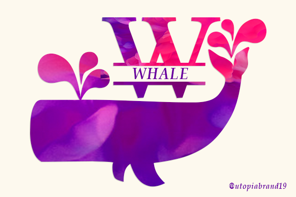 Whale Monogram: A Charming Decorative Font for Makers